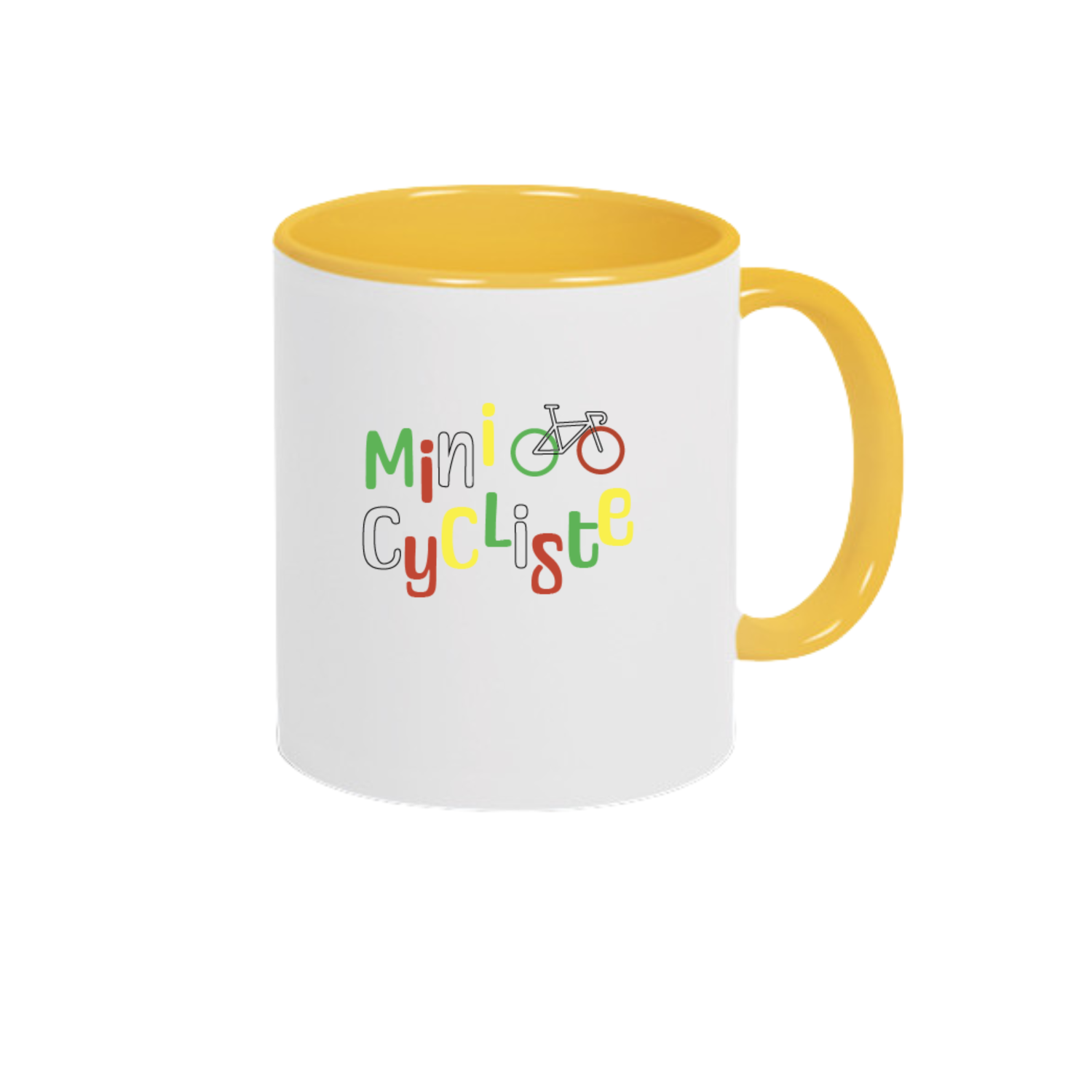 Mug L'ETAPE DU TOUR DE FRANCE Mini Cycliste Jaune