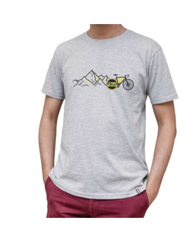 T-shirt Etape du Tour de France Montagne Gris Mixte
