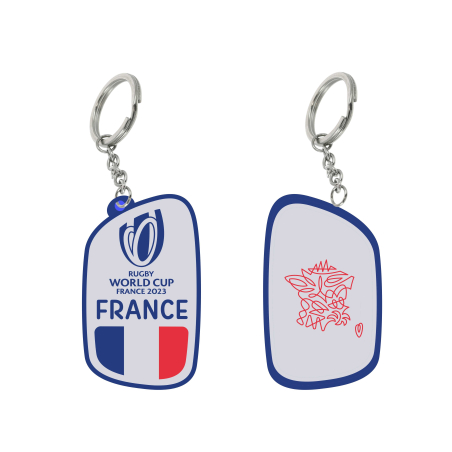 Porte-clés Coupe du Monde de Rugby France 2023 French Flag