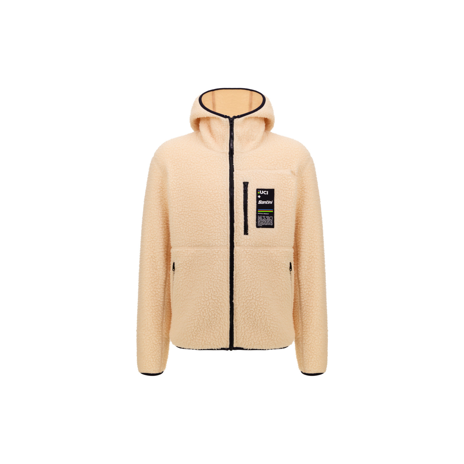 Veste Capuche UCI Championnat du Monde Hooded Fleece Mixte Beige