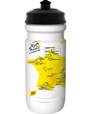 Tour De France Map 2025 White Bottle