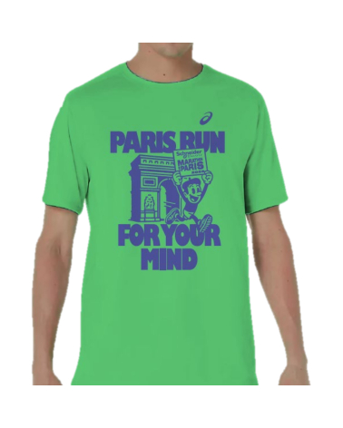 T-shirt Marathon de Paris Asics Core SS Vital Green