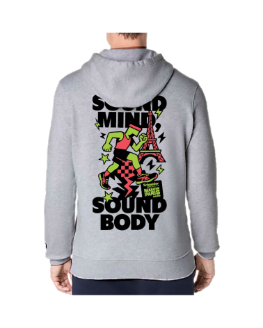 Sweat Marathon de Paris Asics French Grey Heather