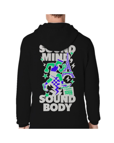 Sweat Marathon de Paris Asics French Performance Black