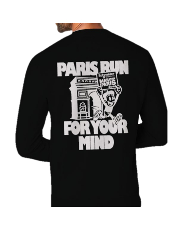 Sweat Marathon de Paris Asics Fleece Performance Black