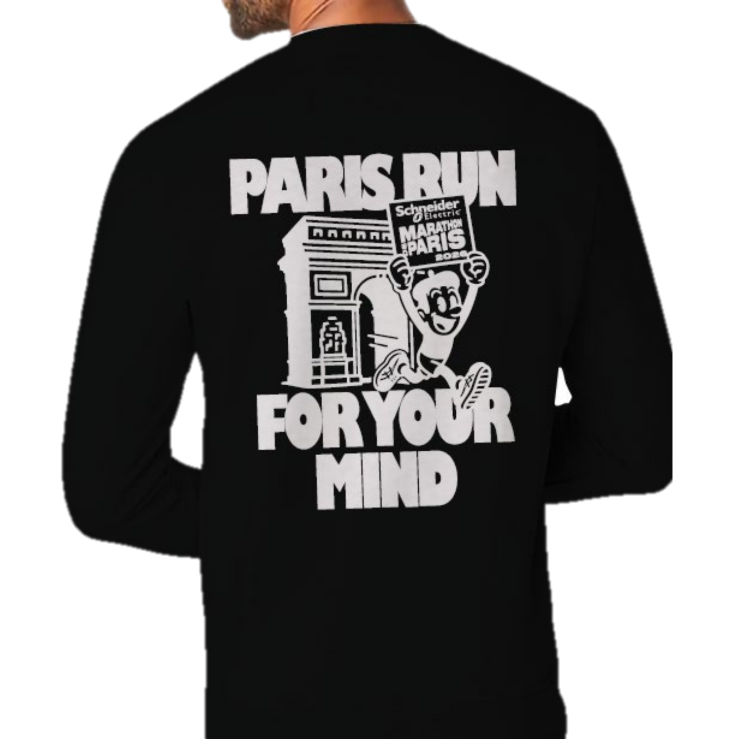 Sweat Marathon de Paris Asics Fleece Performance Black