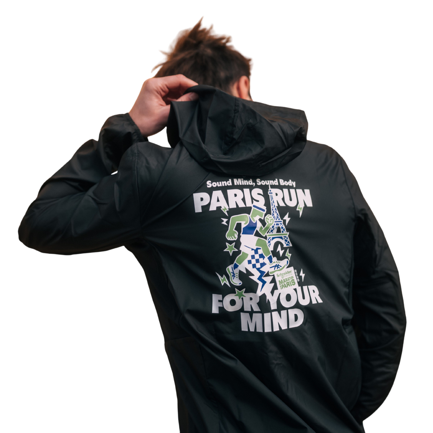 Veste Marathon de Paris Asics Core Performance Black