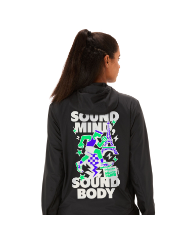 Veste Femme Marathon de Paris Asics Core Performance Black