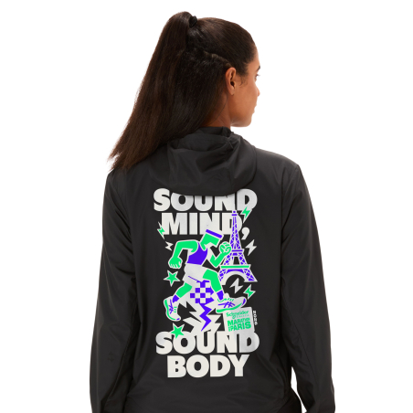 Veste Femme Marathon de Paris Asics Core Performance Black