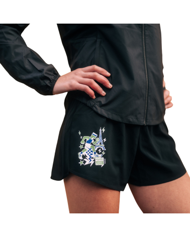 Short Femme Marathon de Paris Asics Core 4IN Performance Black